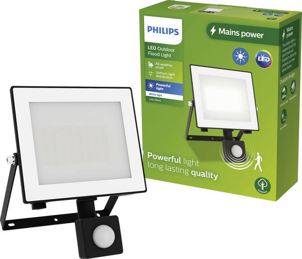 Philips LED Lois 929004642401 LED-buitenschijnwerper met bewegingsmelder  30 W Lichtkleur (naam): Warmwit