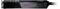 'Geforce RTX' videokaart met verlichte 'AORUS' tekst, zijaanzicht, toont aansluitingen en slots.