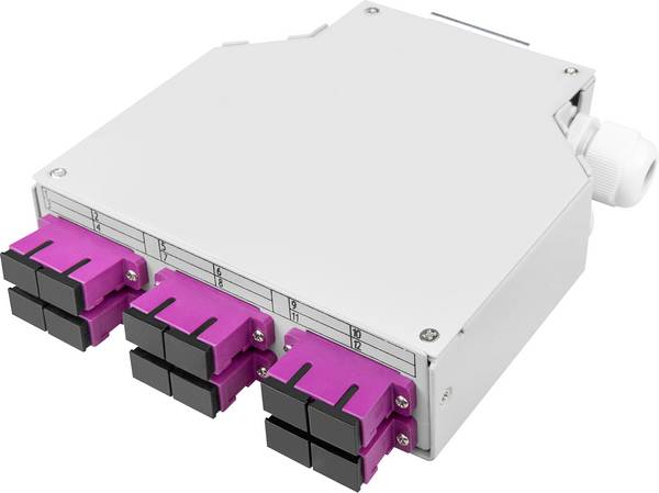 Digitus DN-963850-4 Adapter voor glasvezelkabels Pink, Zwart, Grijs 1 stuk(s)