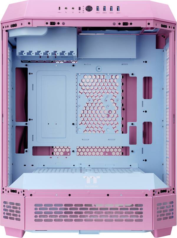 Thermaltake The Tower 600 Bubble Pink Midi-tower PC-behuizing  Pink, Blauw