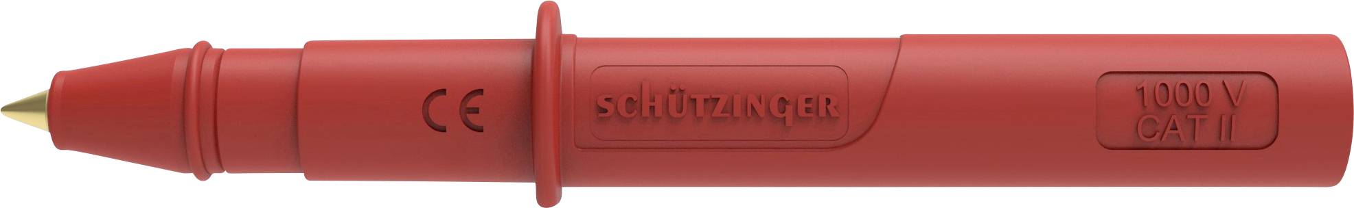 Schützinger SPS 9406 Ni / RT 99022645 Veiligheids-testpunt Bus CAT II 1000 V Rood 1 stuk(s)