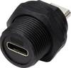 TRU COMPONENTS TC-E10T-FT3-PRF TC-13543608 USB-C 3.0-bus naar bus IP67 (schroefdraad) 1 stuk(s)