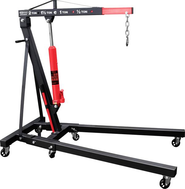 KS Tools 160.1290 performance werkplaatskraan, inklapbaar, 2000 kg