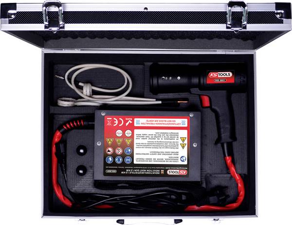KS Tools 500.8680 Inductieverwarmingspistoolset, 5-delig, 1,5 KW