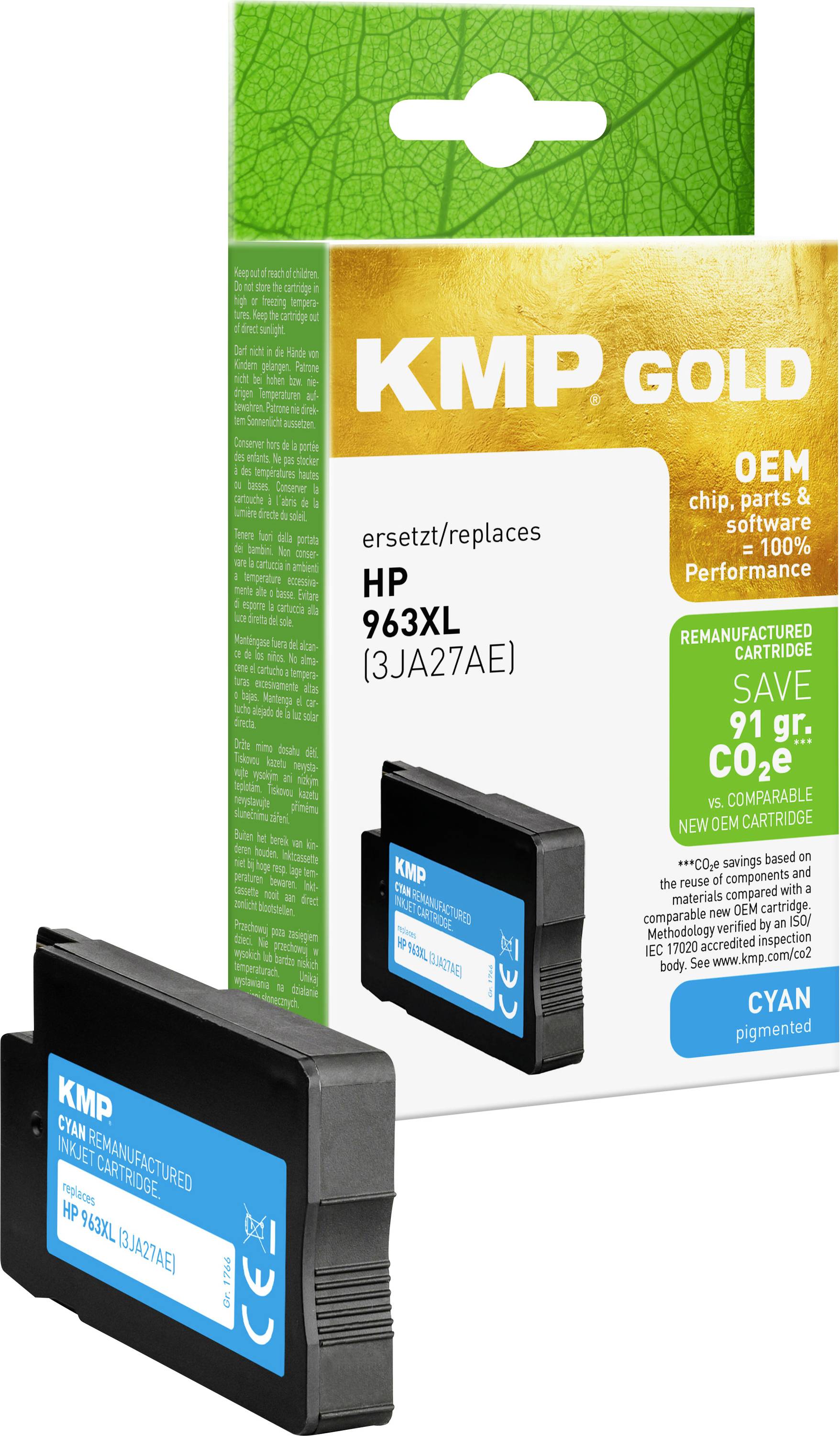 KMP Inktcartridge Compatibel Cyaan 1766,6003