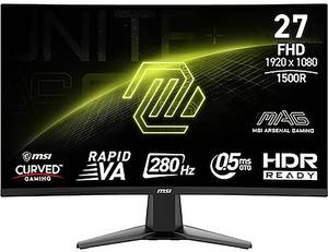Conrad MSI 9S6-3CE01M-015 Gaming monitor Energielabel E (A - G) 68.6 cm (27 inch) 1920 x 1080 Pixel 16:9 HDMI aanbieding