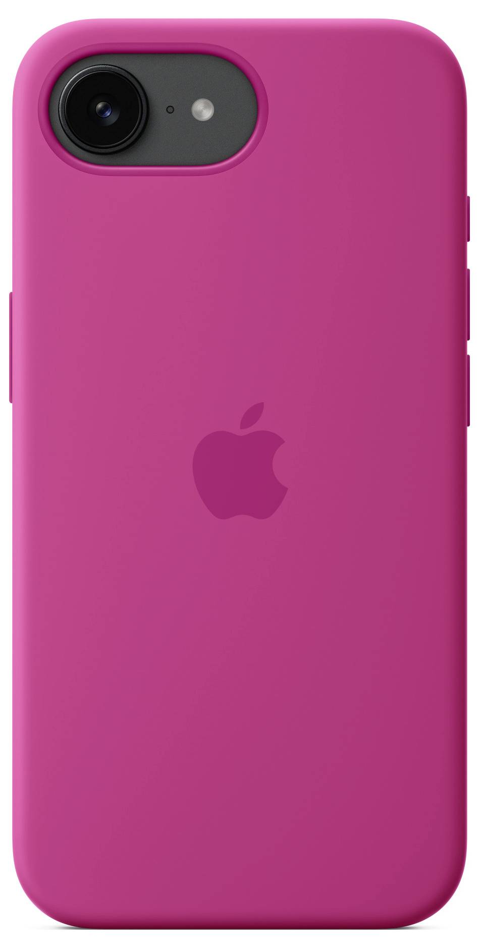 Roze smartphone-hoesje met logo aan de achterkant. Beschermt het apparaat en biedt een stijlvolle uitstraling.