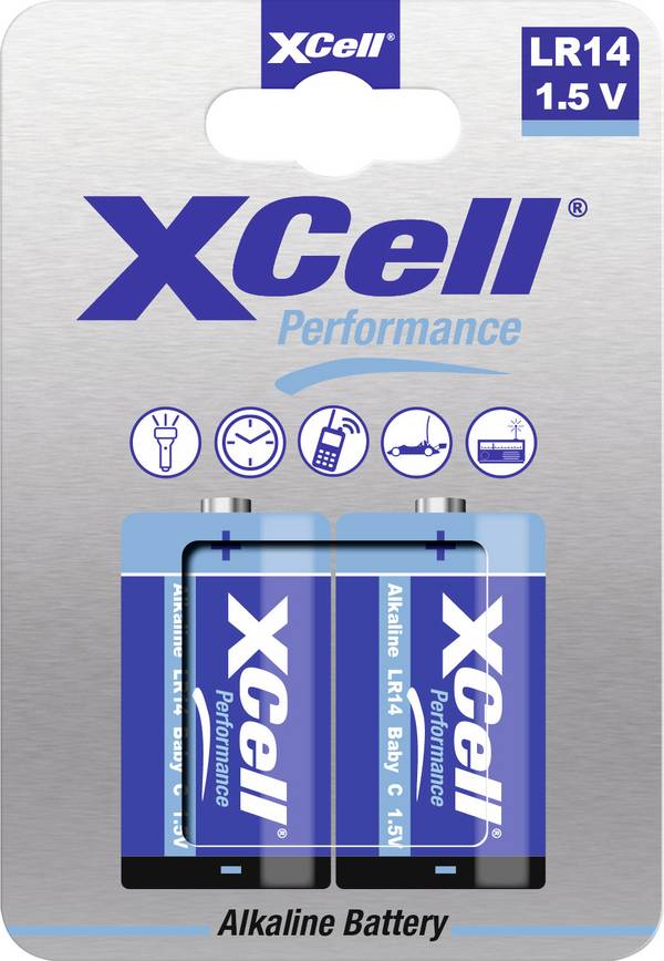 XCell LR14HP C batterij (baby) Alkaline 1.5 V 2 stuk(s)