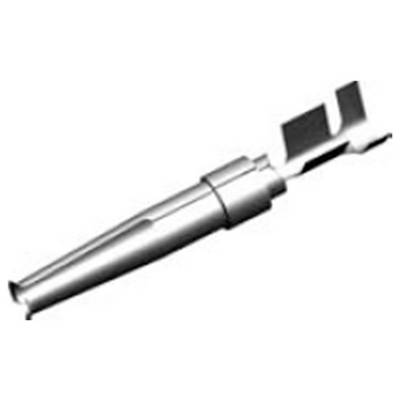 Een metalen gereedschap met een lange, smalle greep en twee scherpe messen aan het uiteinde.