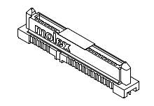 Molex 87713-1006 SATA female header Inhoud: 1 stuk(s) Tape on Full reel