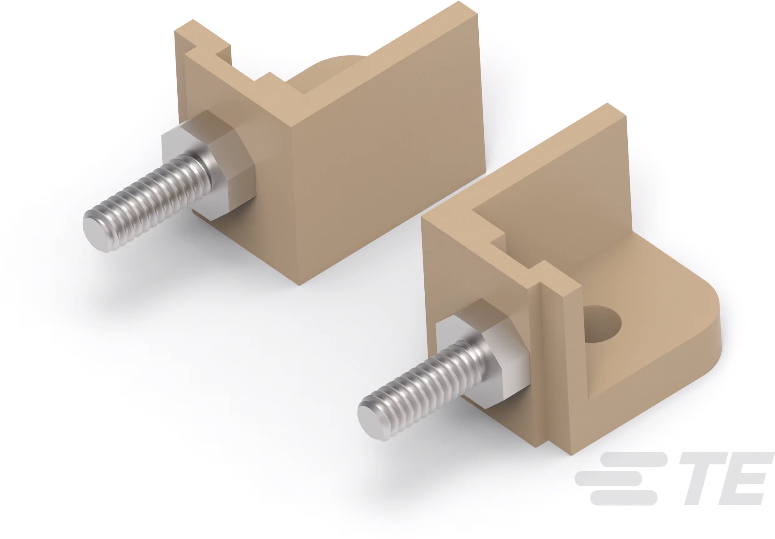TE Connectivity 533050-1 Montageaccessoire 1 stuk(s) Ivoor-0