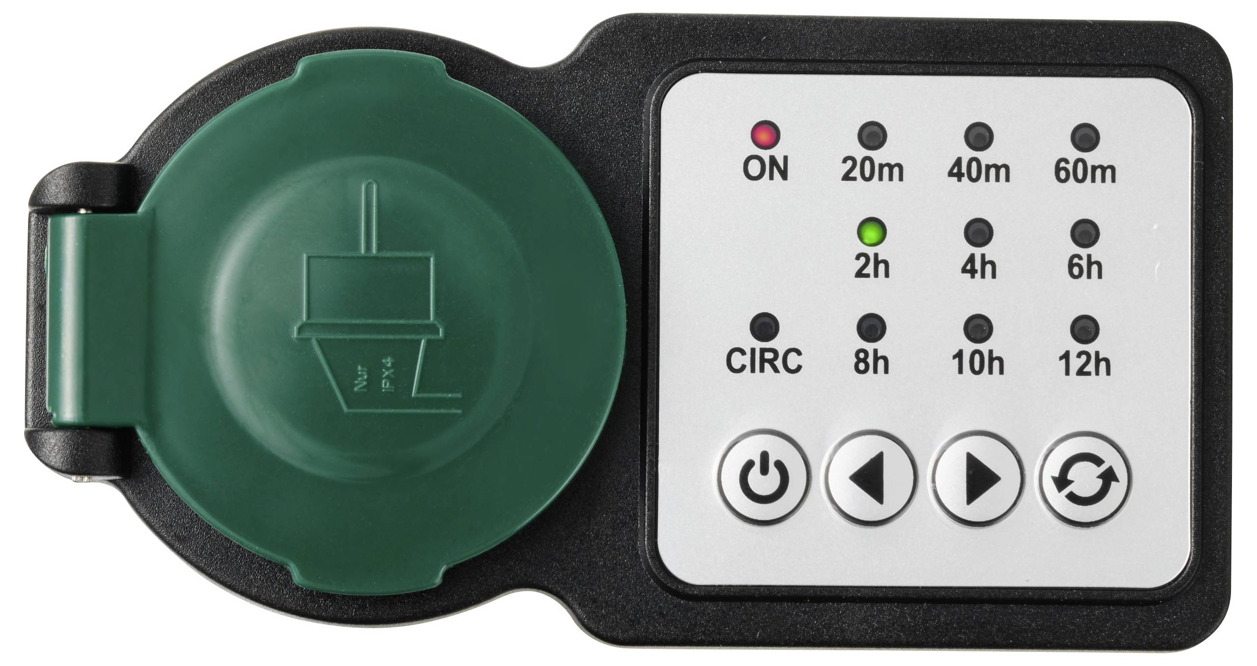 Sygonix SY-6786456 Cowntdown timer Analoog Dagprogramma 3680 W IP44 Continubedrijf, Countdown-functie, START/STOP functi-2