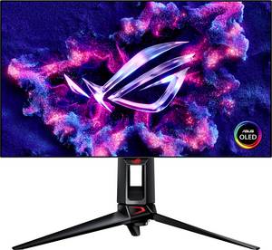 Conrad Asus ROG Swift PG27AQDP Gaming monitor Energielabel F (A - G) 68.6 cm (27 inch) 16:9 0.03 ms OLED aanbieding