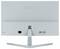Achterkant van een witte ASUS-monitor met stroomaansluiting en USB-C-poort.