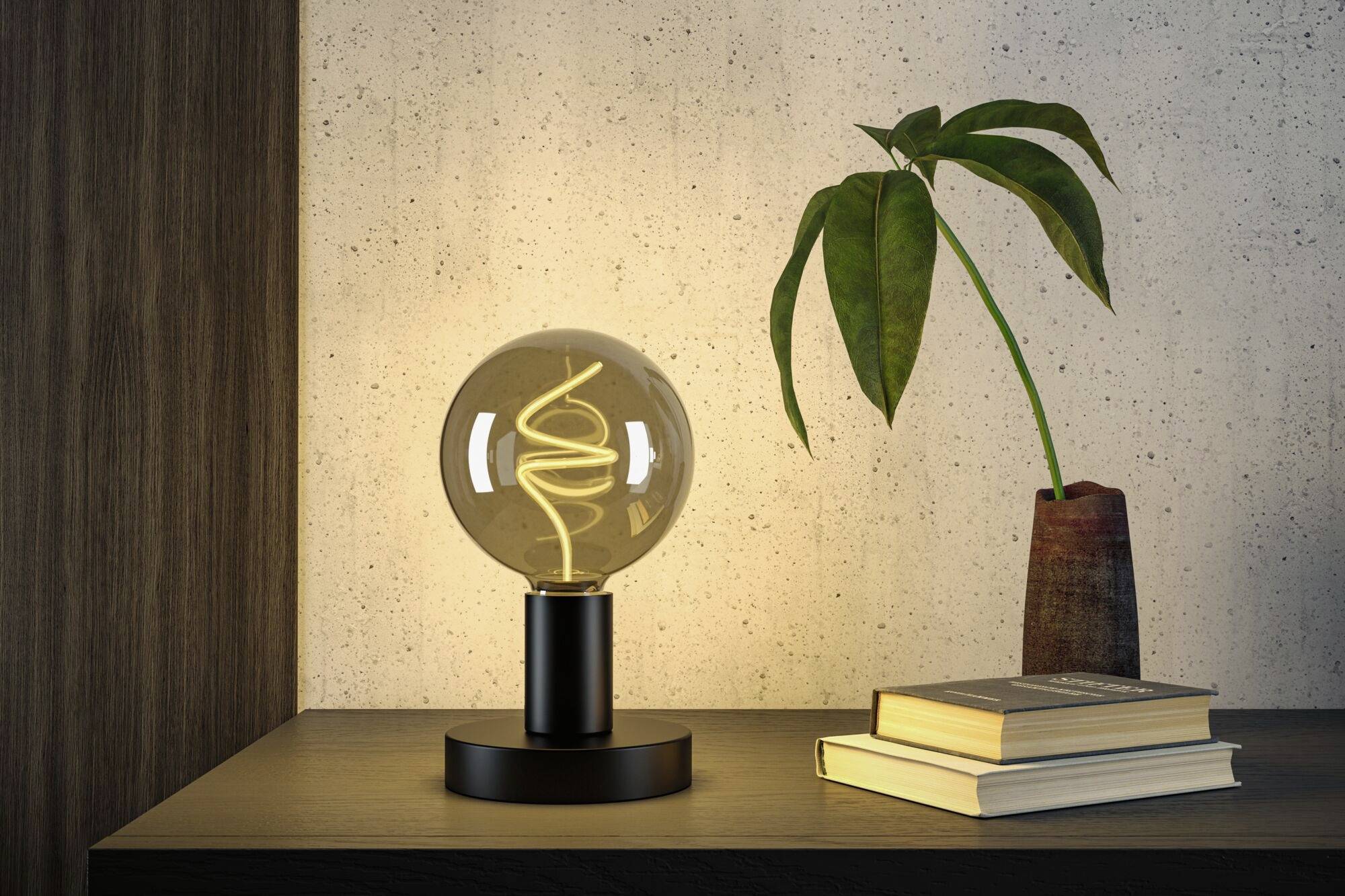 Paulmann 29238 LED-lamp E27 Globe 4 W Barnsteen (Ø x h) 125 mm x 164 mm 1 stuk(s) – Foto 2 van 3