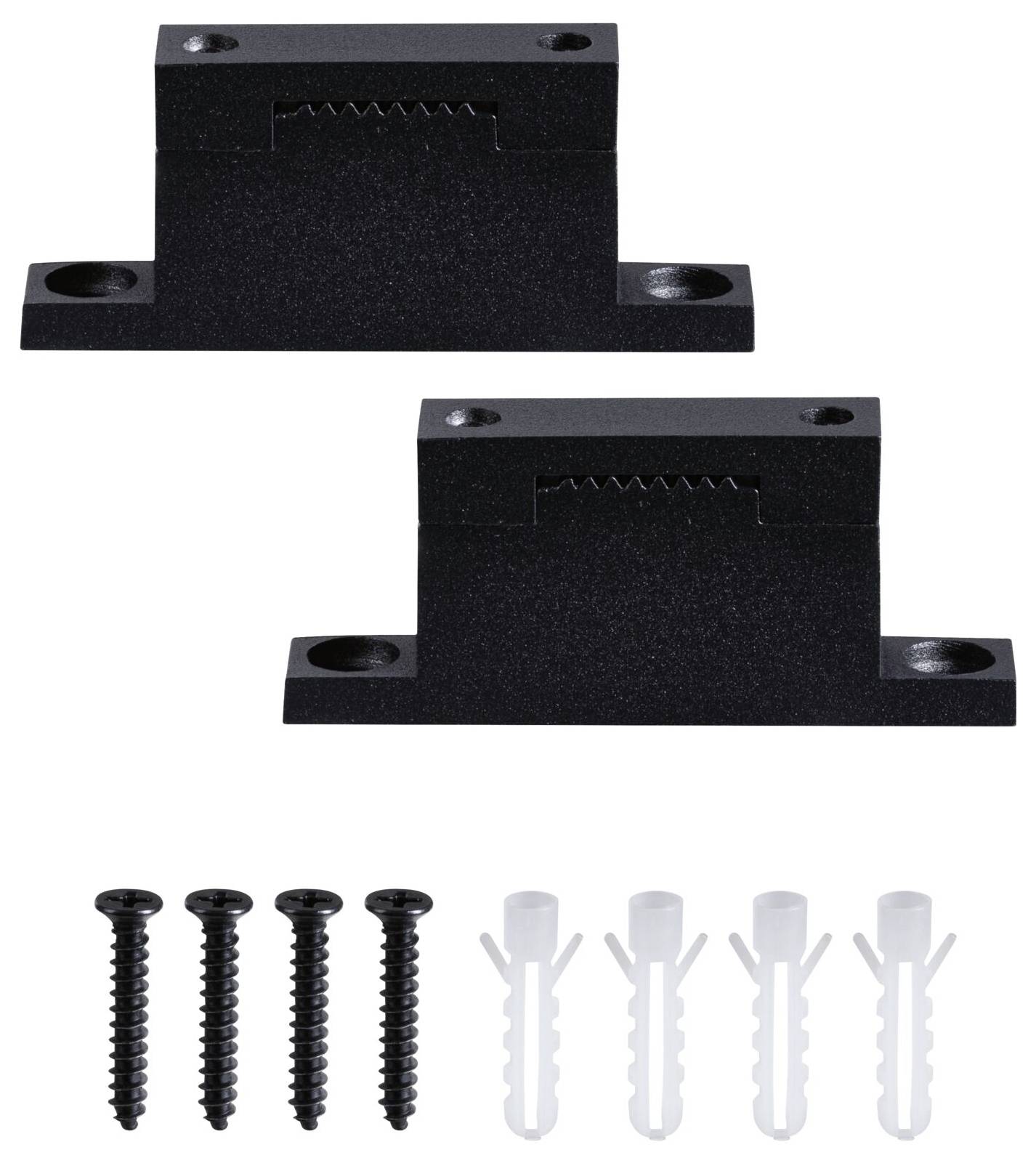 Paulmann 94622 Uline Component voor laagvoltagebandsysteem Houder voor bandsysteem Zwart-3