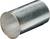 Liggende cilinder met metallische glans.