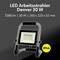 'LED WERKSPOT DENVER 30 W'. Details: 3380 lm, 30 W, Afmetingen 265 x 225 x 52 mm. IP44 beschermingsklasse.