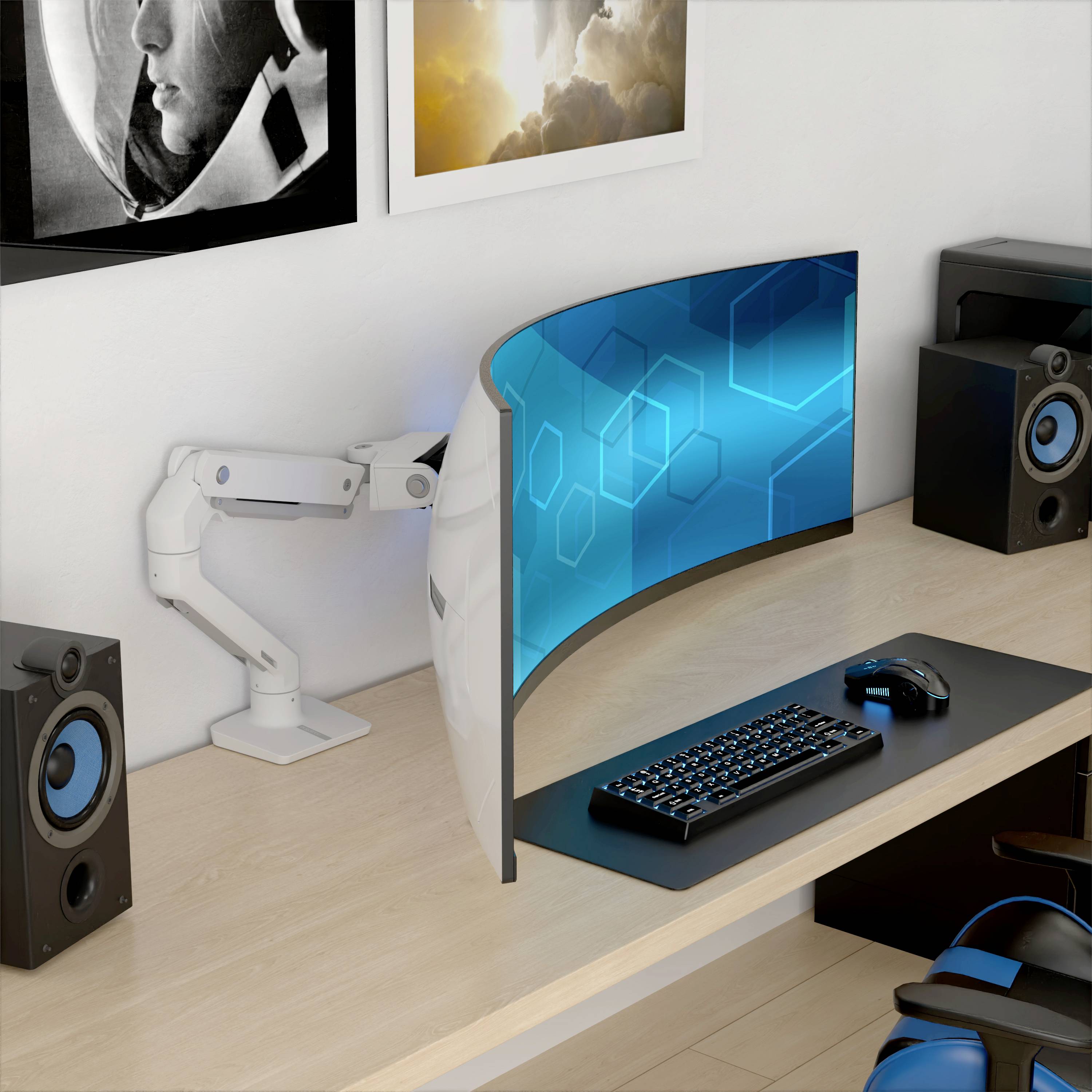 Ergotron HX mit VHD Pivot Wandbeugel voor monitor Aantal monteerbare displays: 1 Display(s) 144,8 cm (57") In hoogte ver-4