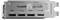 De afbeelding toont de achterkant van een grafische kaart met drie DisplayPort- en één HDMI-aansluiting. Bovenaan is een ventilatierooster zichtbaar.