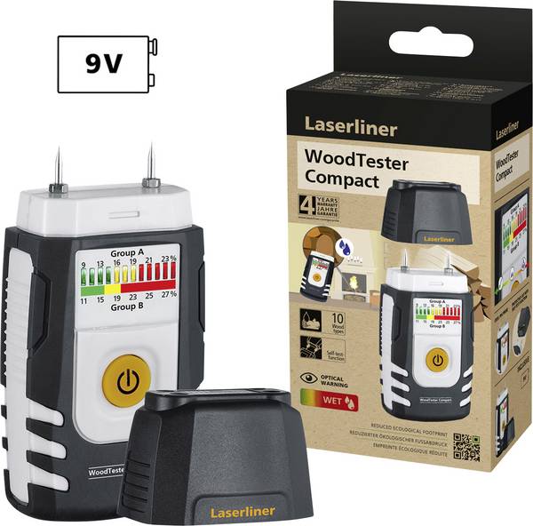Laserliner WoodTester Compact Houtvochtmeter
