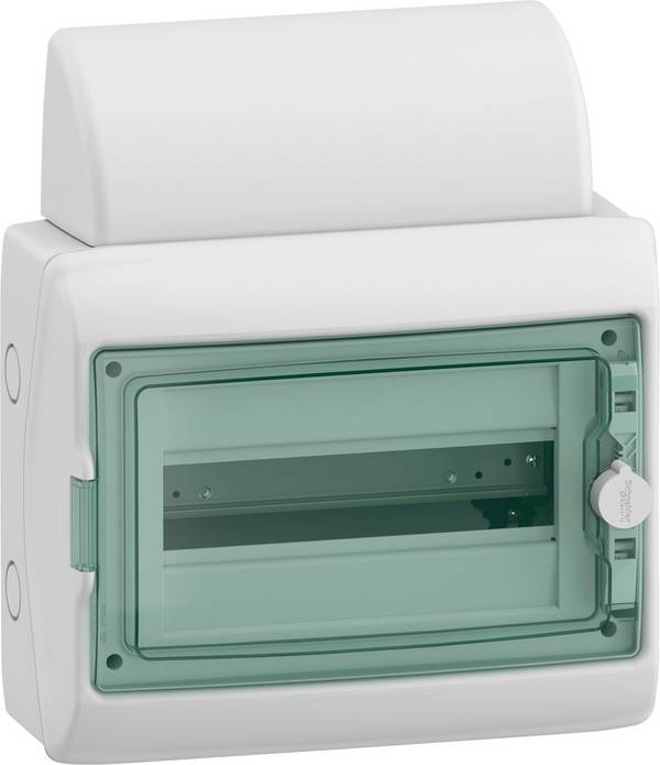 Schneider Electric 13431DE Mureva Verdeler voor vochtige ruimtes Opbouw (op muur) Aantal groepen: 12 Aantal rijen: 1 Inhoud: 1 stuk(s)