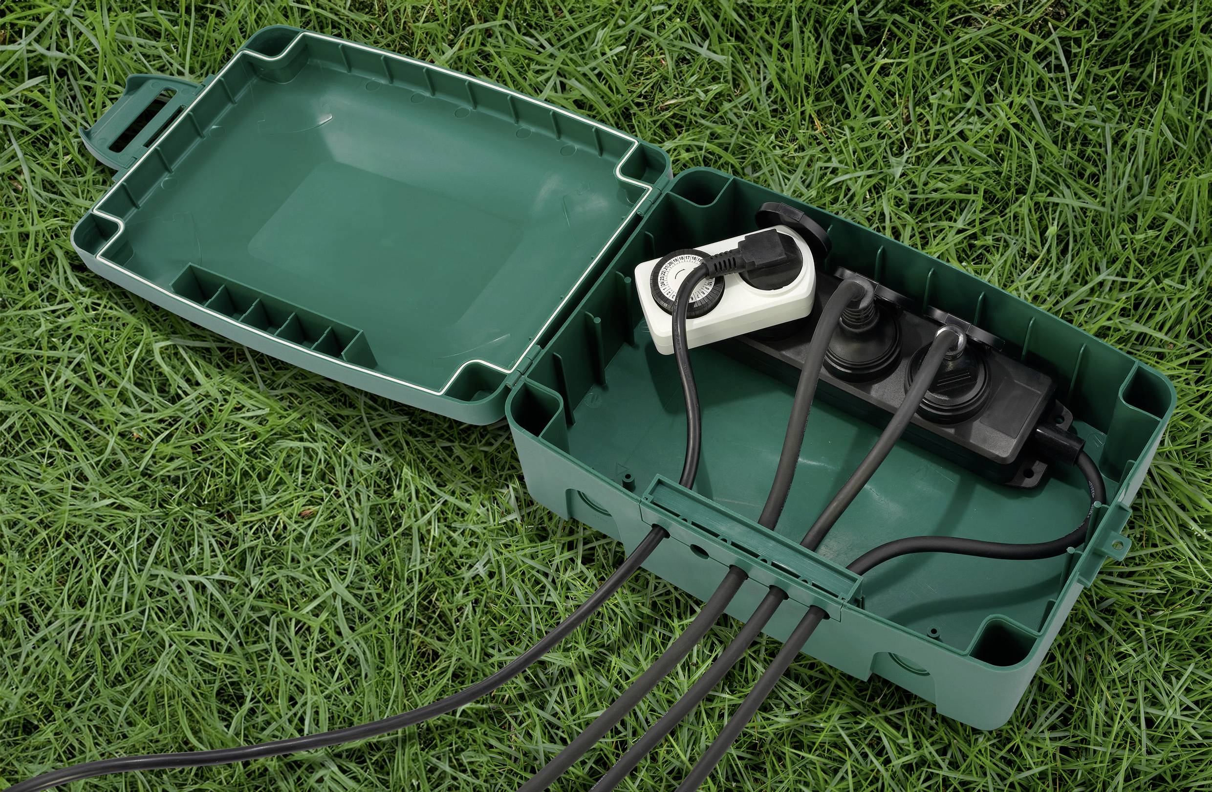 Sygonix SY-6797950 Verdeelbox 3-voudig Groen, Zwart Aanraakbeveiliging-7