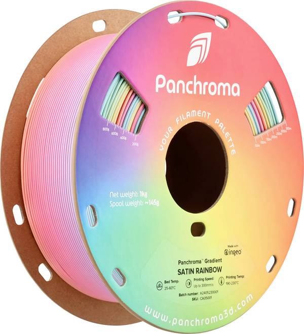 Polymaker CA05001 Panchroma™ Gradient Satin Filament PLA kunststof Meerkleurig, Gesatineerd 1.75 mm 1000 g Regenboog 1 stuk(s)