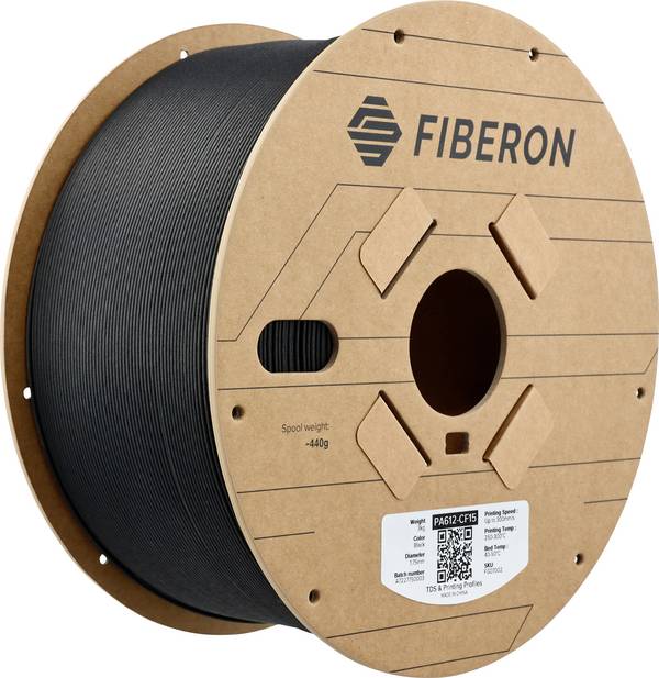 Polymaker FG07002 Fiberon™ PA612-CF15 Filament PA612-CF Koolstofvezelversterkt 1.75 mm 3000 g Zwart 1 stuk(s)
