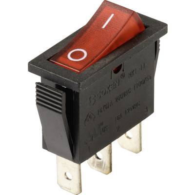 TRU COMPONENTS TC-13599540 Wipschakelaar 250 V/AC 16 A 1x uit/aan Continu 1 stuk(s)-0
