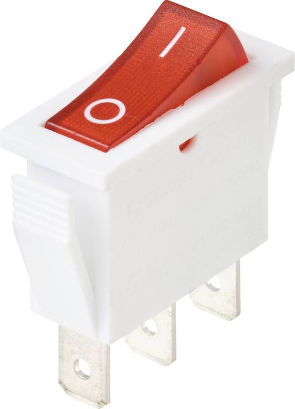 TRU COMPONENTS TC-13599548 Wipschakelaar  250 V/AC 16 A 1x uit/aan  Continu 1 stuk(s)
