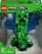 LEGO Minecraft Bouwset 'The Creeper', 665 onderdelen, vanaf 10 jaar. Verpakking toont grote Creeper-figuur voor blokkerige achtergrond.