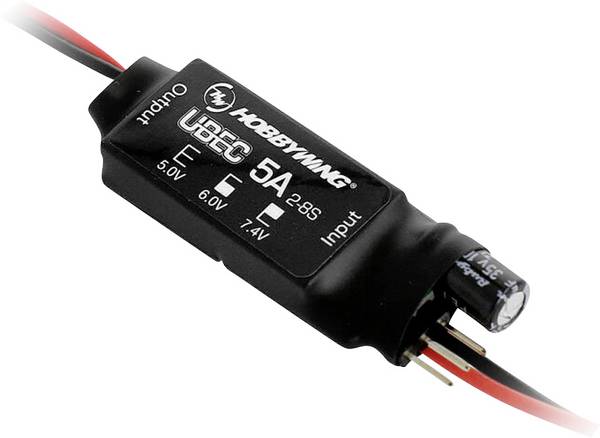 Hobbywing BEC 5A V2-Air UBEC BEC-spanningsregelaar  5 - 7.4 V 5 A