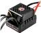 Een zwarte elektronische component met kabels, gemarkeerd met 'ROBITRONIC'. Essentieel voor de besturing van elektronische apparaten.
