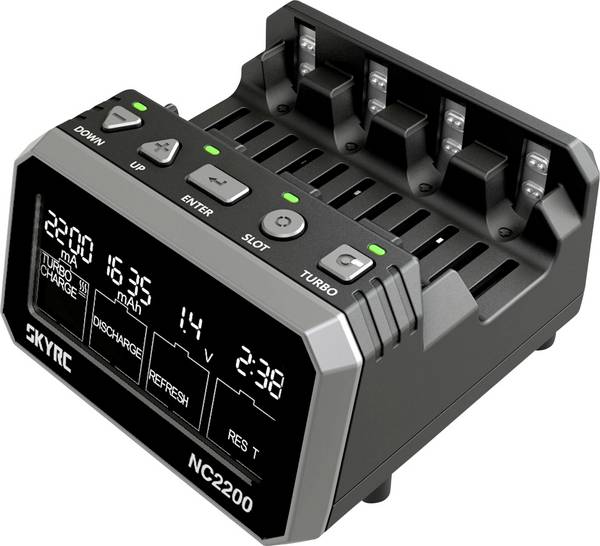 SKYRC NC2200 Modelbouwoplader 2.2 A NiMH Individuele schachtbewaking