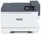 Printer met een grijs behuizing en een klein display aan de rechterkant waarop 'Xerox' staat. Model C230, geschikt voor kantoorgebruik.