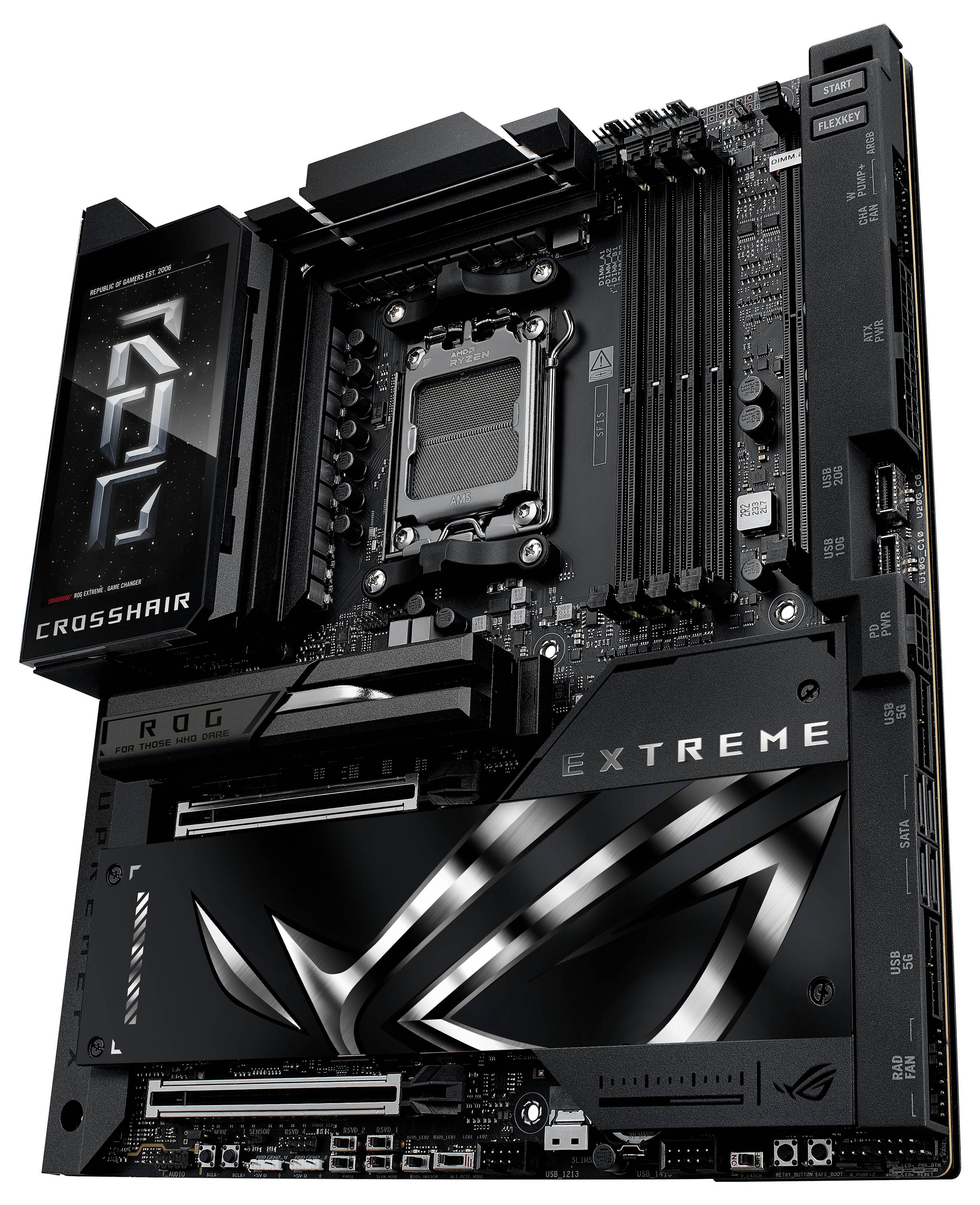 Asus MB ASUS ROG CROSSHAIR X870E EXTREME Moederbord Socket AMD AM5 Vormfactor E-ATX Moederbord chipset AMD® X870E-2