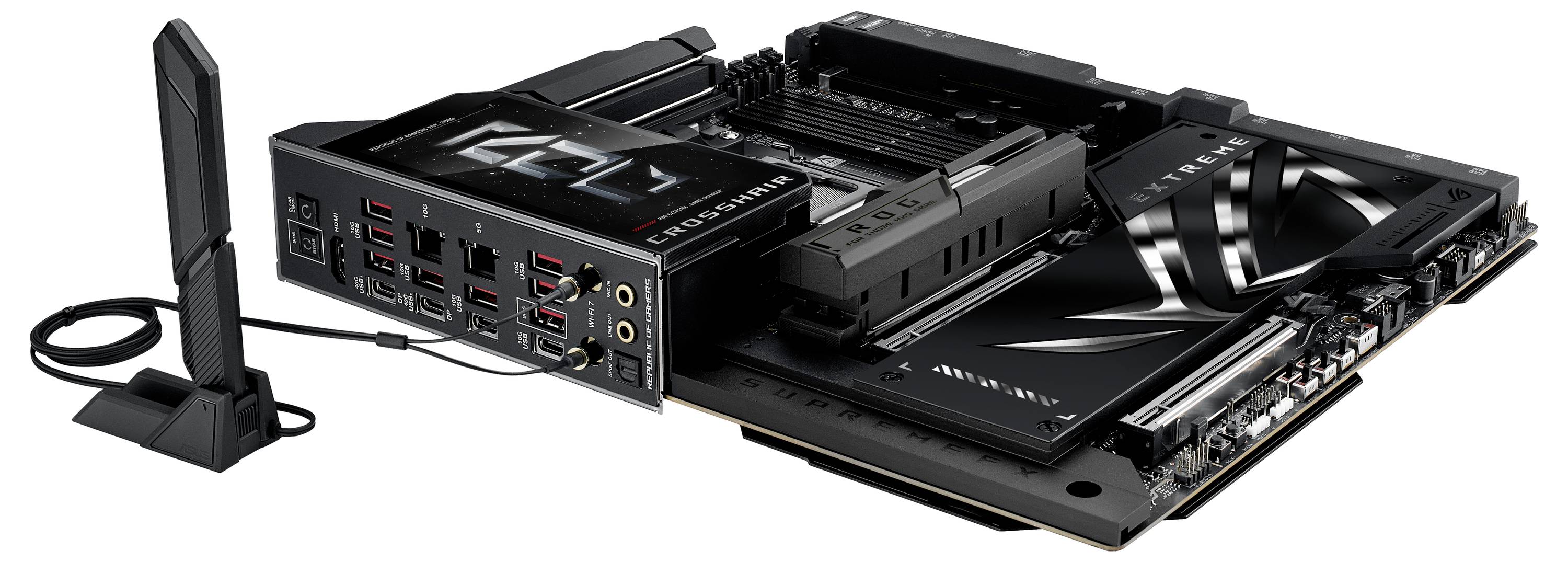 Asus MB ASUS ROG CROSSHAIR X870E EXTREME Moederbord Socket AMD AM5 Vormfactor E-ATX Moederbord chipset AMD® X870E-3