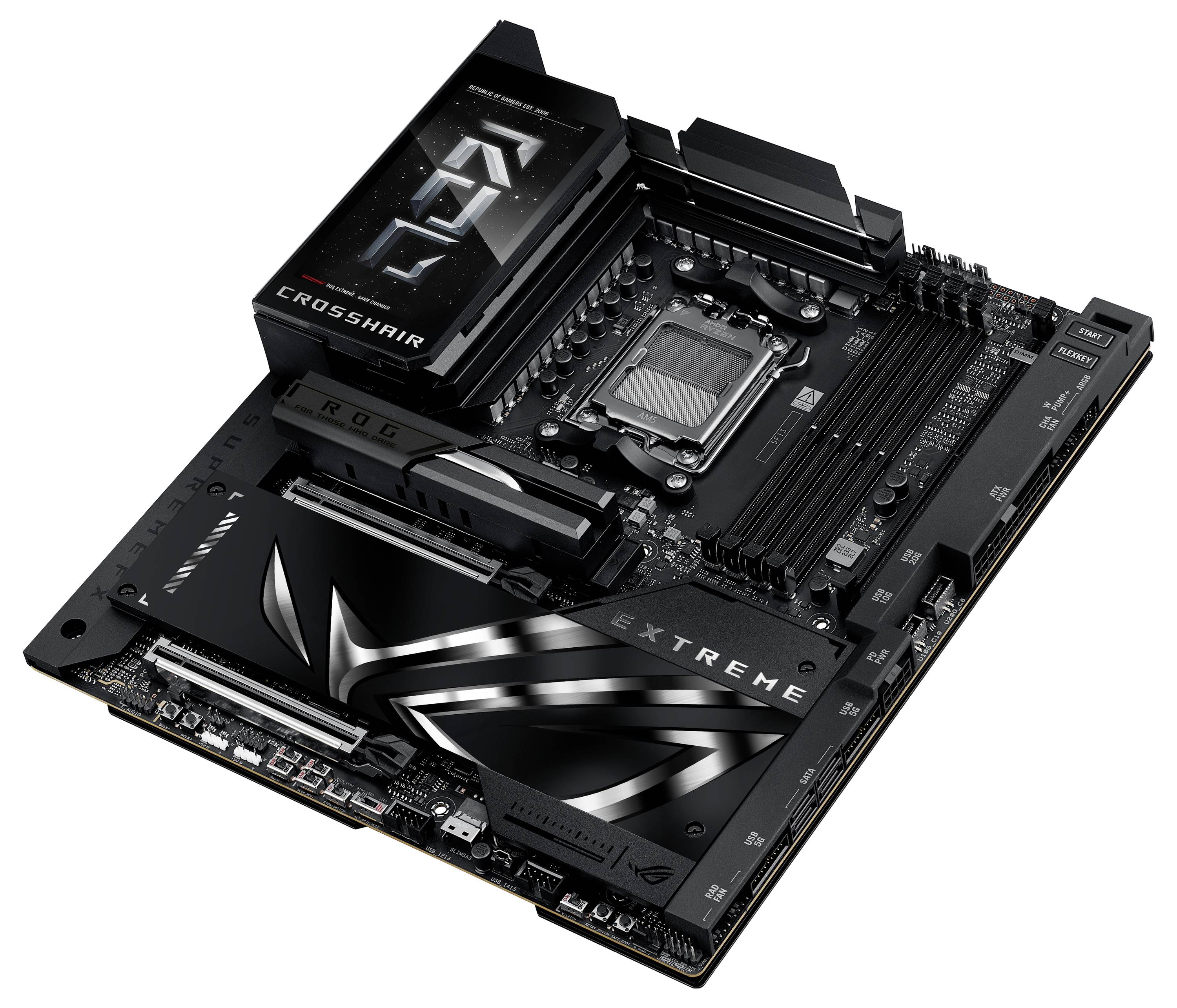 Asus MB ASUS ROG CROSSHAIR X870E EXTREME Moederbord Socket AMD AM5 Vormfactor E-ATX Moederbord chipset AMD® X870E-9