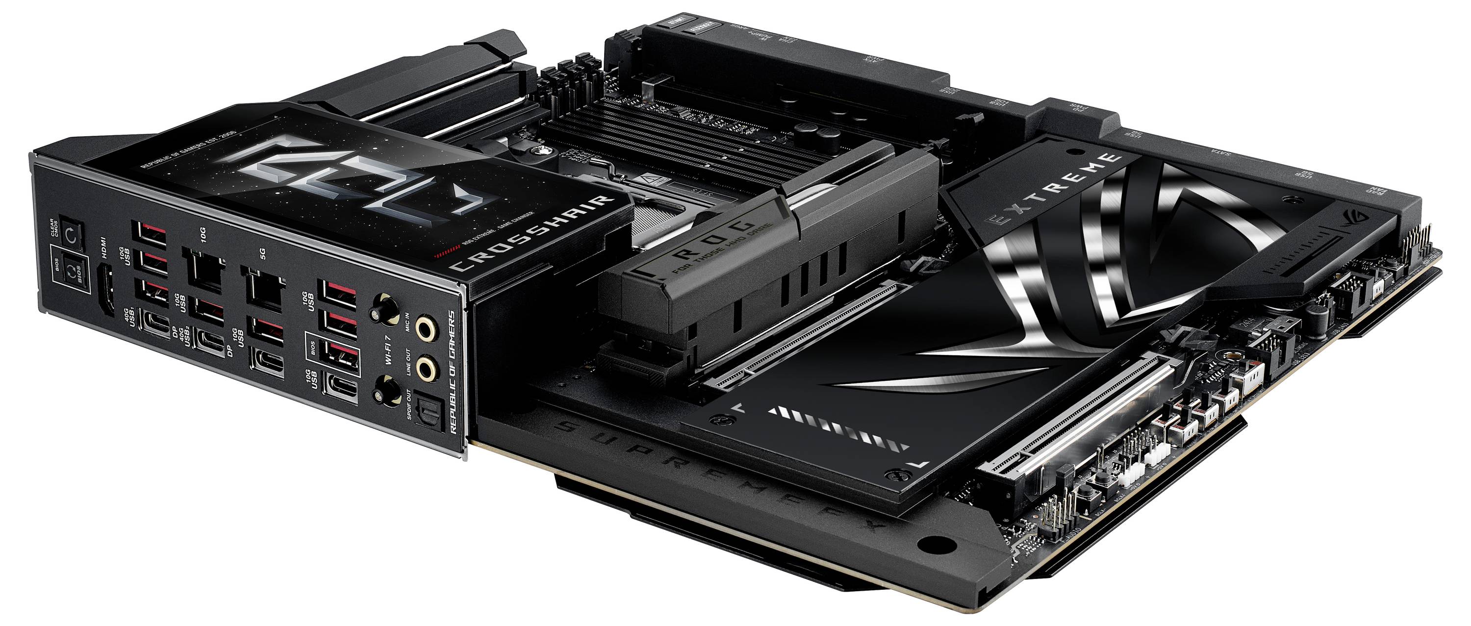 Asus MB ASUS ROG CROSSHAIR X870E EXTREME Moederbord Socket AMD AM5 Vormfactor E-ATX Moederbord chipset AMD® X870E-11