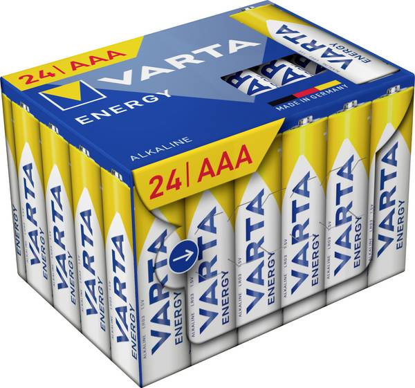 Varta VARTA Energy AAA Cube Pack24 AAA batterij (potlood) Alkaline 1.5 V 24 stuk(s)