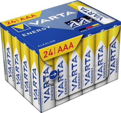 Varta VARTA Energy AAA Cube Pack24 AAA batterij (potlood) Alkaline 1.5 V 24 stuk(s)