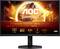 Een AOC Gaming-monitor toont een oranje grafisch ontwerp met 'AOC Gaming' tekst. 27 inch, 1920x1080, 280Hz, 1ms responstijd.