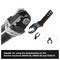 Adapter voor het gebruik van opzetstukken op Dremel-machines MM40-05, MM45-06 en VC60-01. Bevat een adapter en opzetstukken.