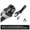 Adapter voor het gebruik van de opzetstukken op de Dremel-machines MM40-05, MM45-06 en VC60-01, met afbeelding van de bevestiging.