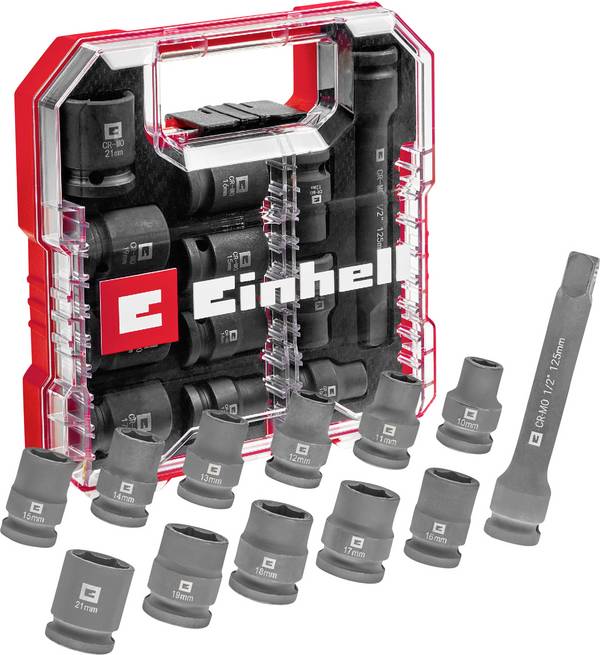 Einhell Impact 109283 Bit- en steeksleutelset  1/2"