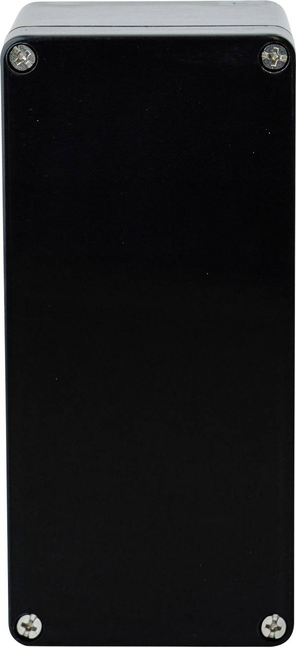 Boxexpert Elbe Polyester schwarz 1607575 Industriële behuizing 75 x 160 x 75  Kunststof (glasvezelversterkt) Grafietzwart 1 stuk(s)