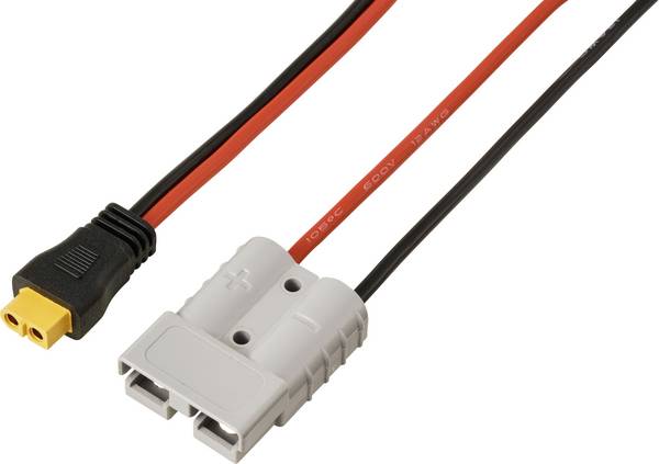 50 A accuaansluiting op XT60-kabel 0,5 m TC-13619308 Zwart, Rood TRU COMPONENTS Inhoud: 1 stuk(s)