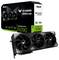 Videokaart ASUS TUF Gaming GeForce RTX 5090 met 32GB geheugen. Verpakking op de achtergrond toont het productontwerp en merkenlogo's.