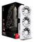 Een witte XFX Radeon RX 7900 XT videokaart met drie grote ventilatoren, naast zijn zwarte verpakkingsdoos weergegeven.